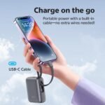 QCY PB10C 10000mAh 35W PD Fast Charging Mini Power bank - Image 4