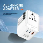 LDNIO Z8 3USB Ports 45W GaN Travel Adapter - Image 2
