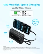 Anker Zolo Power Bank (20w,30w,With Dual Cables) 1200 kmAh - Image 4