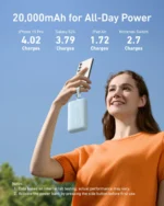 Anker Zolo Power Bank (20w,30w,With Dual Cables) 1200 kmAh - Image 5