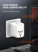 LDNIO Z6 3 USB Ports 65W GaN Travel Adapter - Image 5