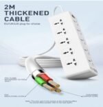 LDNIO SC10610C Power Socket Extension Universal Power Strip With 10 Outlets - Image 2
