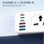 LDNIO SC10610C Power Socket Extension Universal Power Strip With 10 Outlets - Image 3