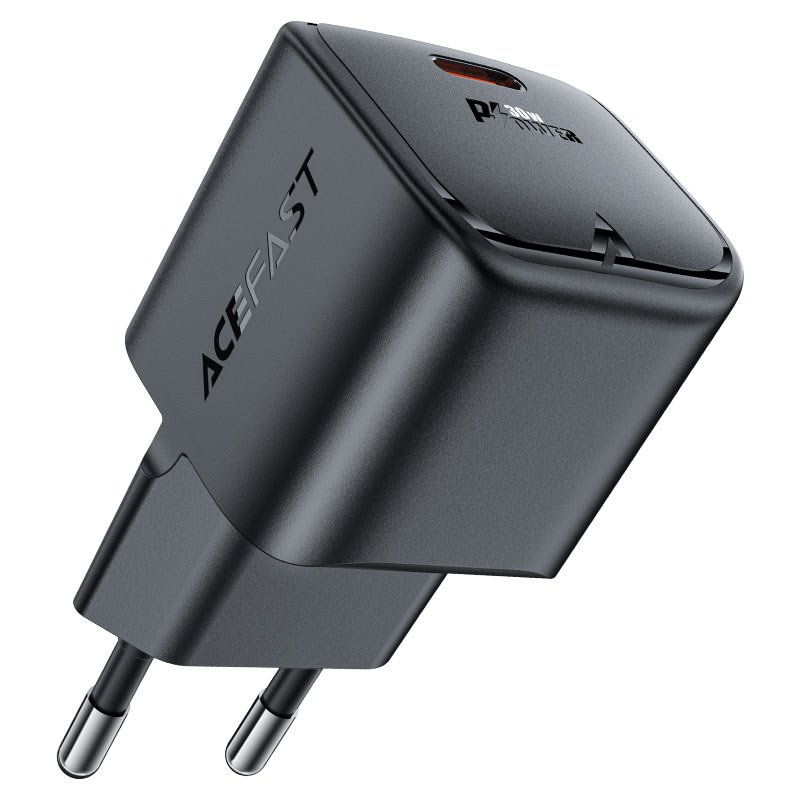 acefast-a77-mini-pd30w-gan-usbc-charger-eu Fast Charge Wall Charger A77 mini PD30W GaN (1xUSB-C) EU - Image 1