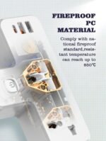 LDNIO SC2311 20W 3-Port USB Charger Extension Power Strip - Image 4