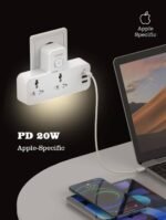 LDNIO SC2311 20W 3-Port USB Charger Extension Power Strip - Image 6