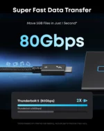 Anker Prime Thunderbolt 5  Data Cable (1m, 80Gbps,240W0 - Image 4