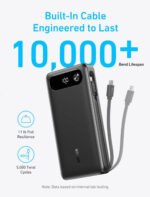 Anker A1383 87W 20000mAh Power Bank Built In Cable - Image 2