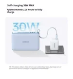 UGREEN PB594 10000mAh 30W Magnetic Wireless Power Bank - Image 3
