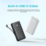 Anker Zolo 10000mAh 22.5W Power Bank with Built-in USB-C Cable